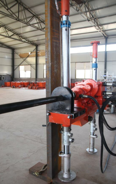 外建隊長連訂氣動架柱式鉆機(jī)